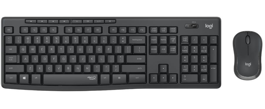 Клавиатура Logitech MK295 черный