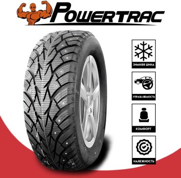 Powertrac SnowMarch Stud 185 60 R15 88T с шипами купить,NaN