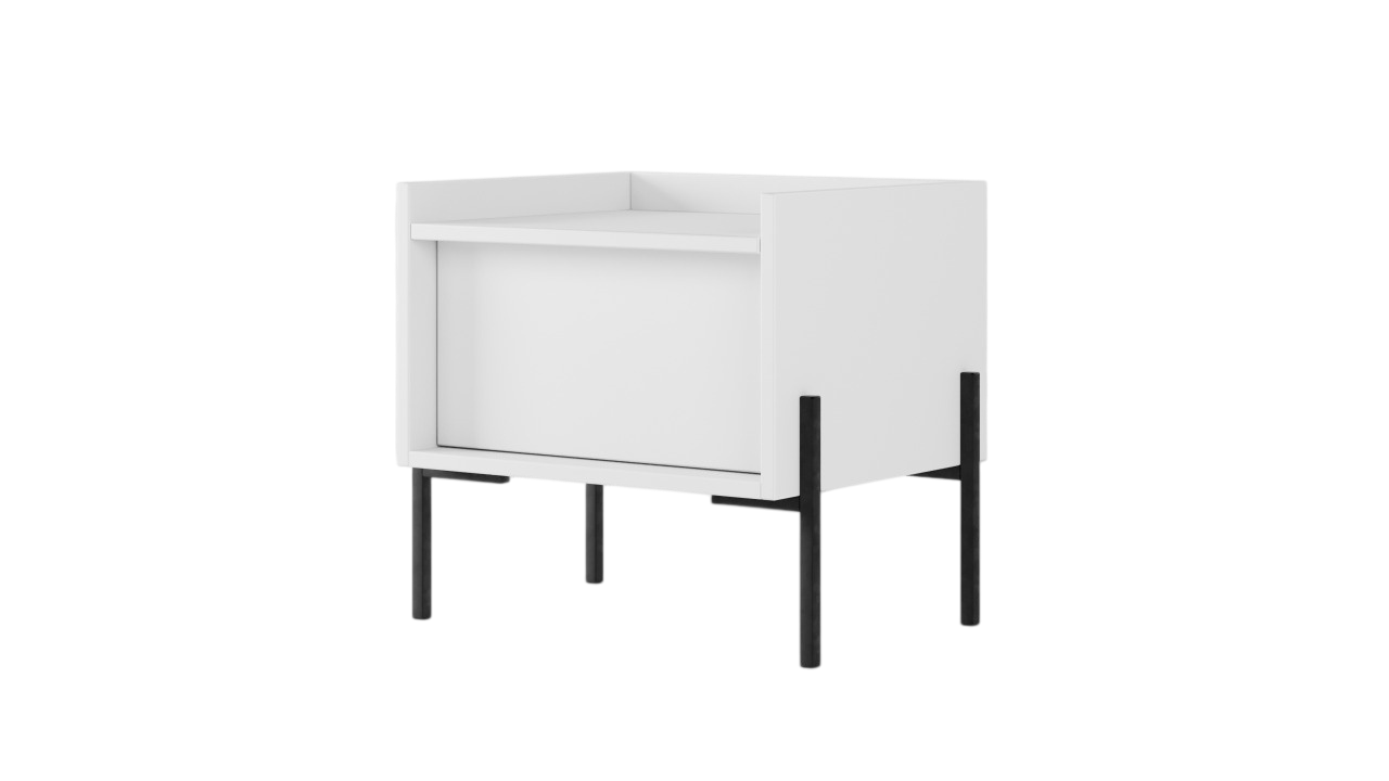 Тумба Kabinka.kz Уб-3 48x44.1x42см бело-графитовый купить,NaN