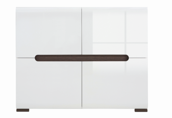 Тумба Гербор Ацтека 008 REG4D 105x84x41см бело-коричневый купить,NaN
