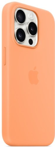 Чехол Apple Silicone Case MagSafe для Apple iPhone 15 Pro Orange Sorbet купить,NaN