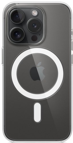 Чехол Apple Clear Case MagSafe для Apple iPhone 15 Pro прозрачный