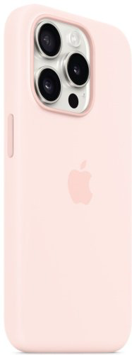 Чехол Apple Silicone Case MagSafe для Apple iPhone 15 Pro light pink купить,NaN