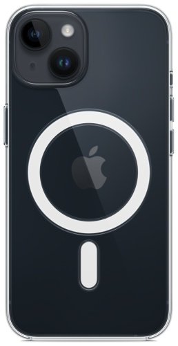 Чехол Apple Clear Case MagSafe для iPhone 14 Plus прозрачный купить,0