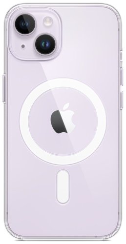 Чехол Apple Clear Case MagSafe для iPhone 14 Plus прозрачный купить,0