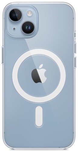 Чехол Apple Clear Case MagSafe для iPhone 14 Plus прозрачный купить,0