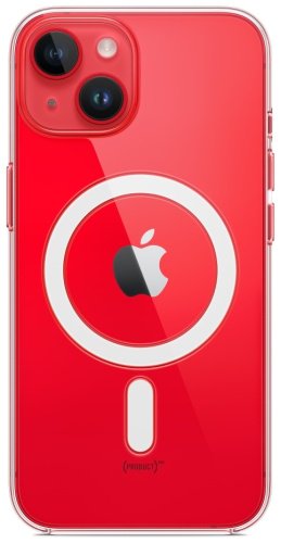 Чехол Apple Clear Case MagSafe для iPhone 14 Plus прозрачный купить,0