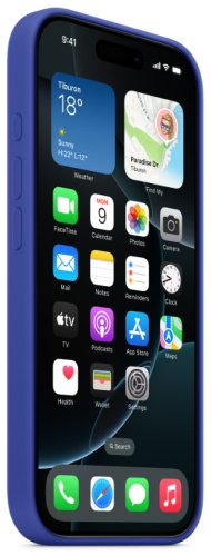 Чехол Apple для Apple iPhone 16 Pro синий купить,0