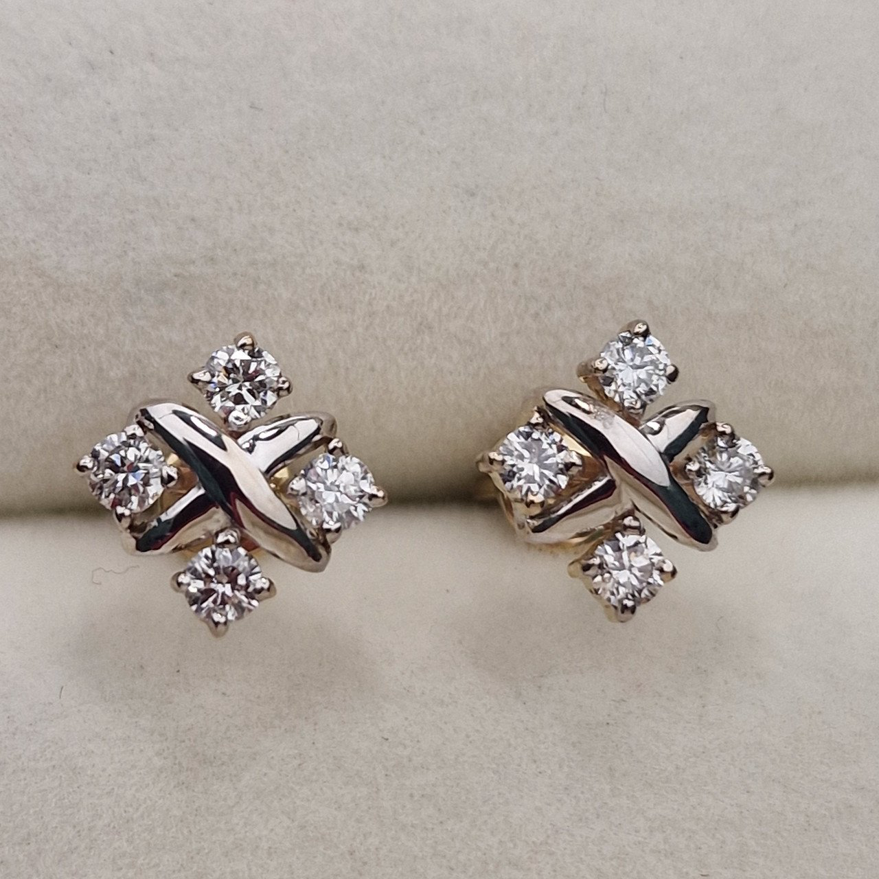 Серьги Deimantas 101763202 2,28гр 0,50ct. купить,NaN