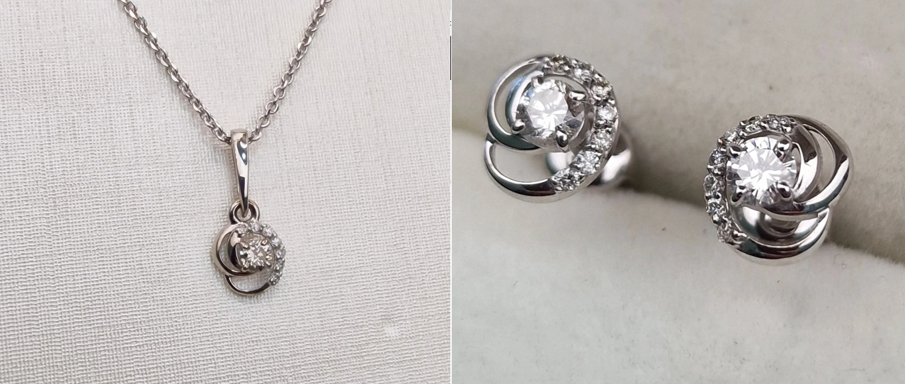 Комплект Deimantas 102008345 0,163ct 0,287ct. купить,NaN