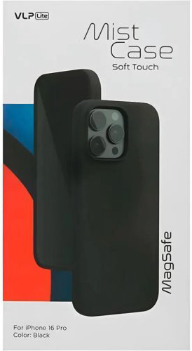 Чехол VLP для Apple iPhone 16 Pro черный купить,NaN