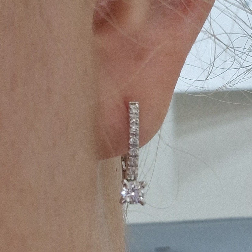 Серьги Deimantas 102074558 3,05гр 0,465ct. купить,NaN