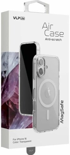 Чехол VLP для Apple iPhone 16 прозрачный купить,0