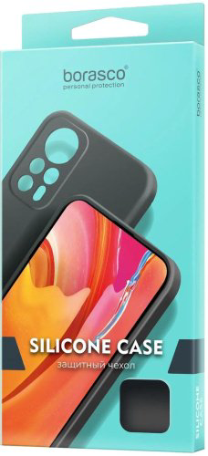 Чехол BoraSCO для Apple iPhone 16 Plus черный купить,490