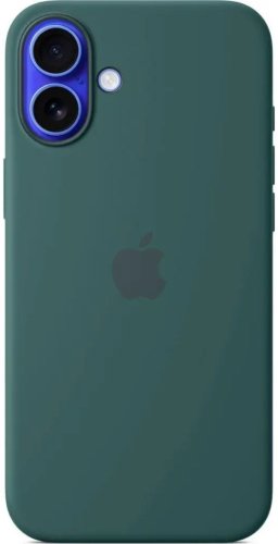 Чехол Apple Silicone Case with MagSafe для Apple iPhone 16 Plus Lake Green купить,NaN
