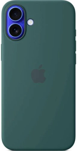 Чехол Apple Silicone Case with MagSafe для Apple iPhone 16 Plus Lake Green купить,NaN