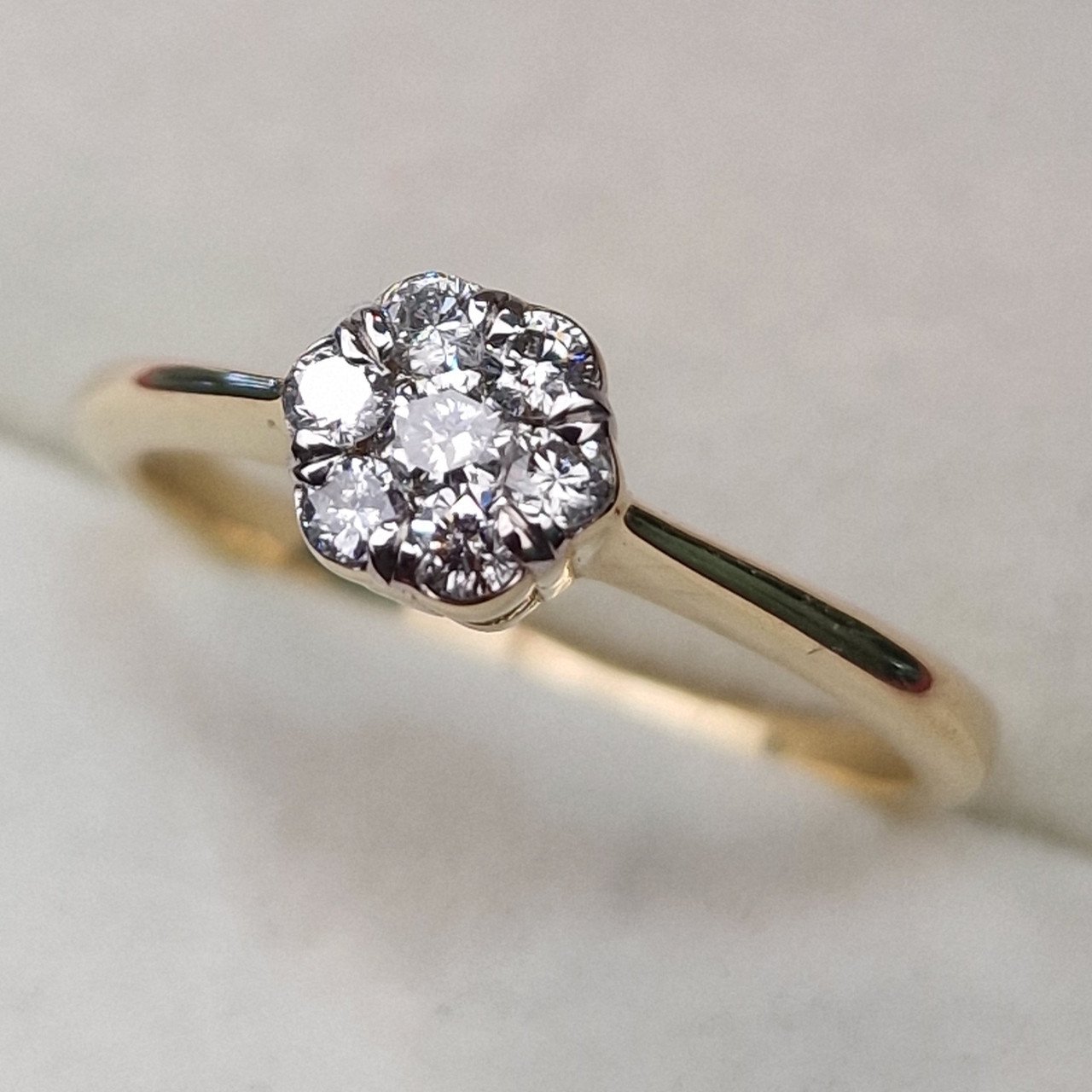 Кольцо Deimantas 102190163 17р 2,43гр 0,27ct. купить,NaN