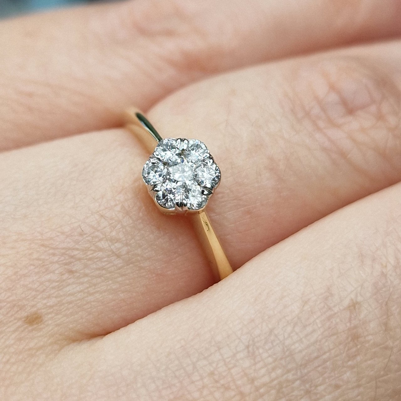 Кольцо Deimantas 102190163 17р 2,43гр 0,27ct. купить,NaN