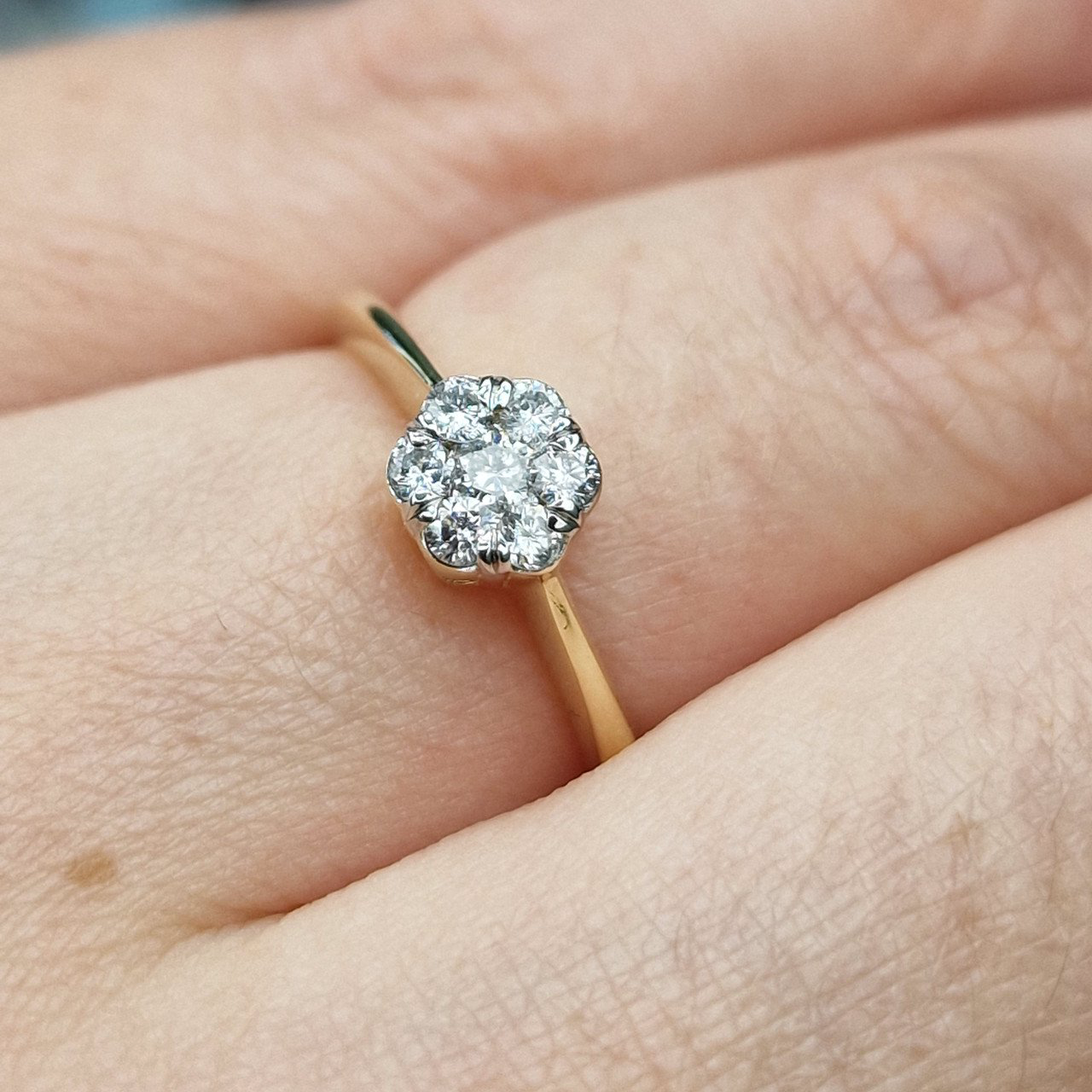 Кольцо Deimantas 102190163 17р 2,43гр 0,27ct. купить,NaN