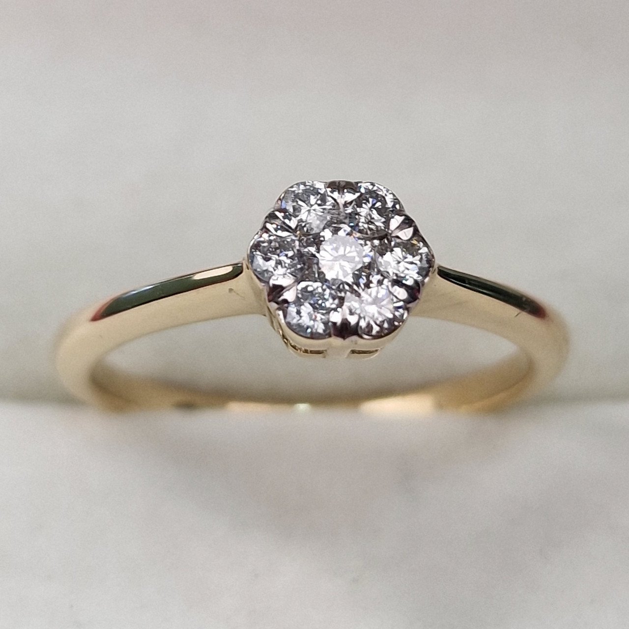 Кольцо Deimantas 102190163 17р 2,43гр 0,27ct. купить,NaN