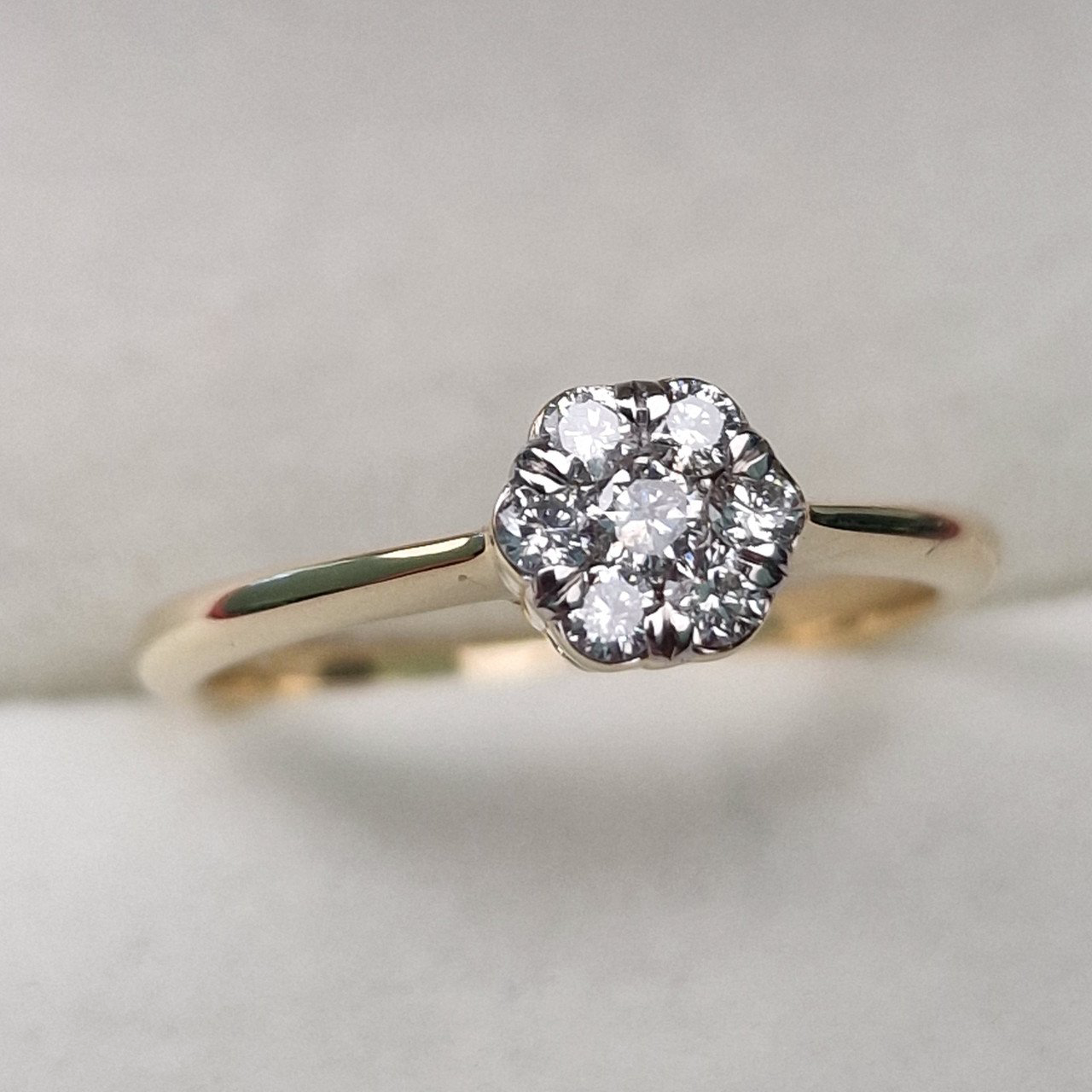Кольцо Deimantas 102190163 17р 2,43гр 0,27ct. купить,NaN