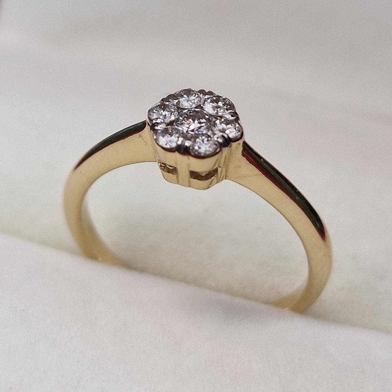 Кольцо Deimantas 102190163 17р 2,43гр 0,27ct. купить,NaN