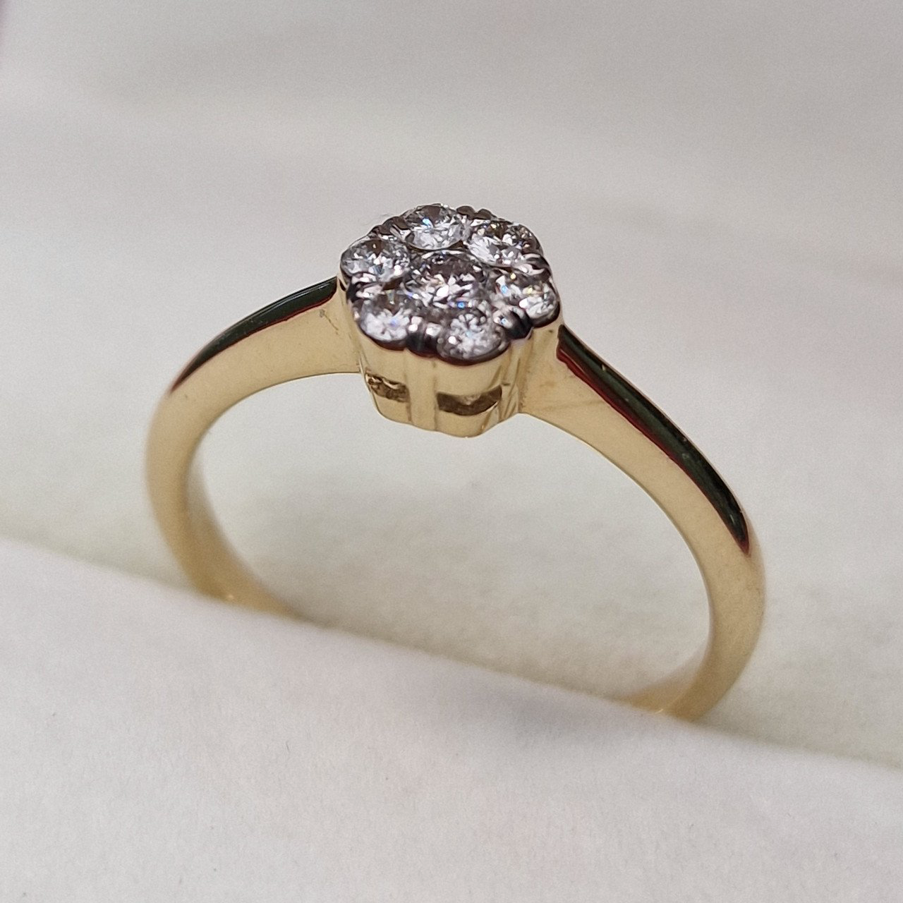 Кольцо Deimantas 102190163 17р 2,43гр 0,27ct. купить,NaN