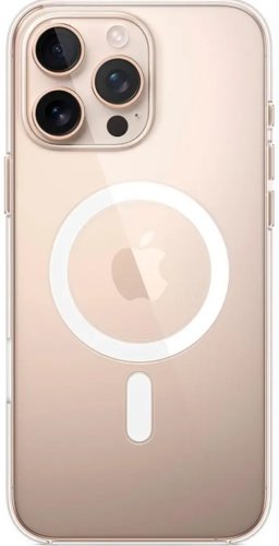 Чехол Apple для Apple iPhone 16 Pro Max прозрачный купить,0