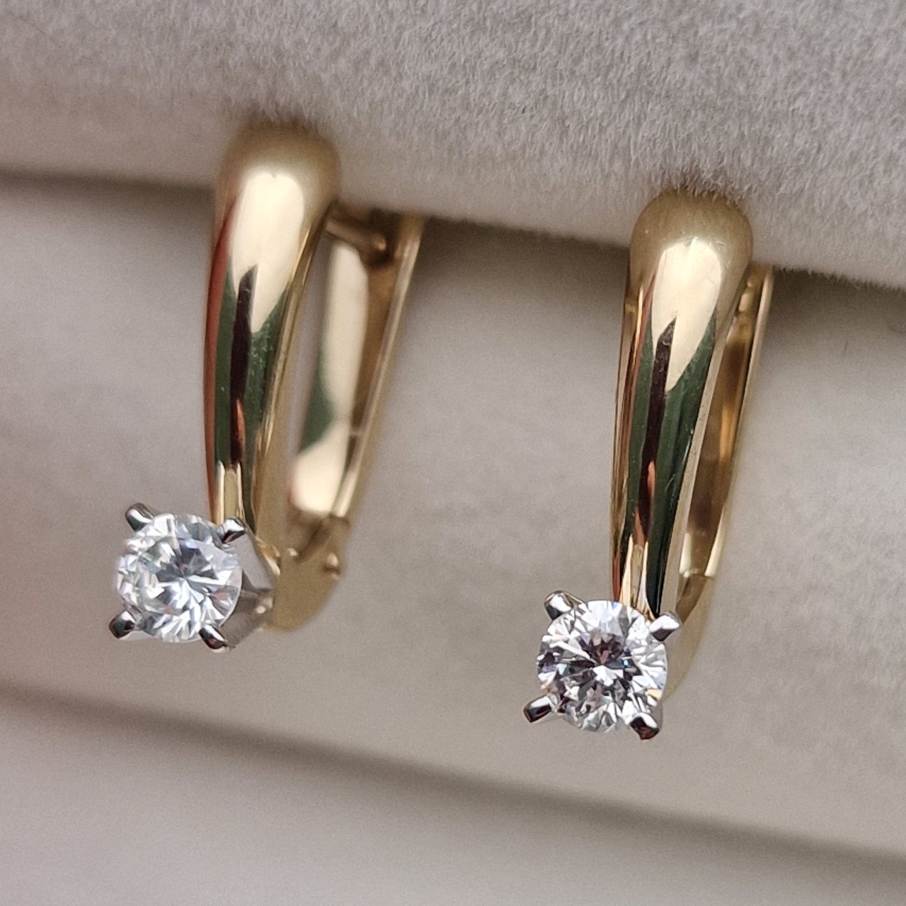 Серьги Deimantas 102190778 3,46гр 0,36ct. купить,NaN