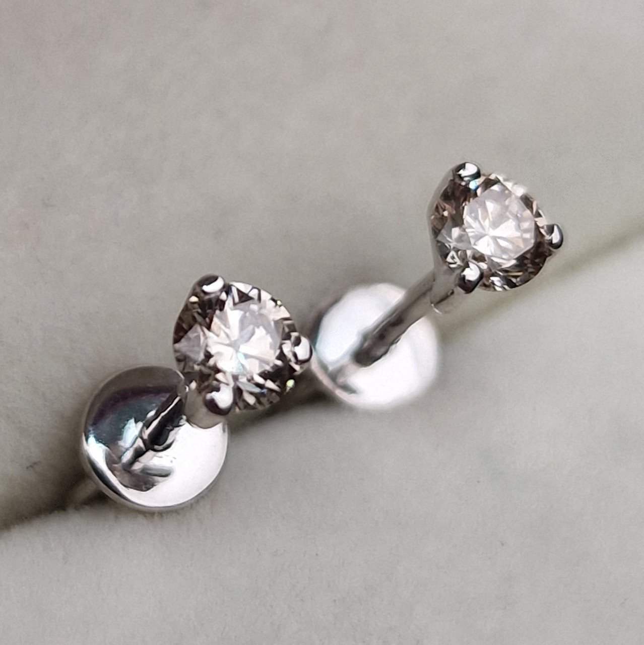 Серьги Deimantas 102191940 1,14гр 0,46ct. купить,NaN