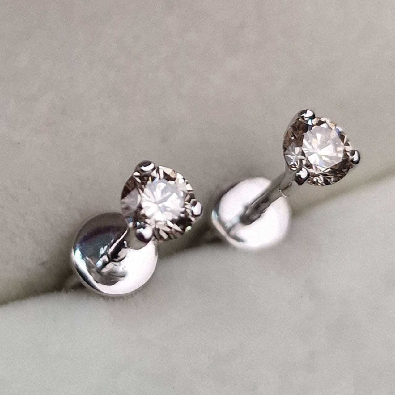 Серьги Deimantas 102191940 1,14гр 0,46ct. купить,NaN