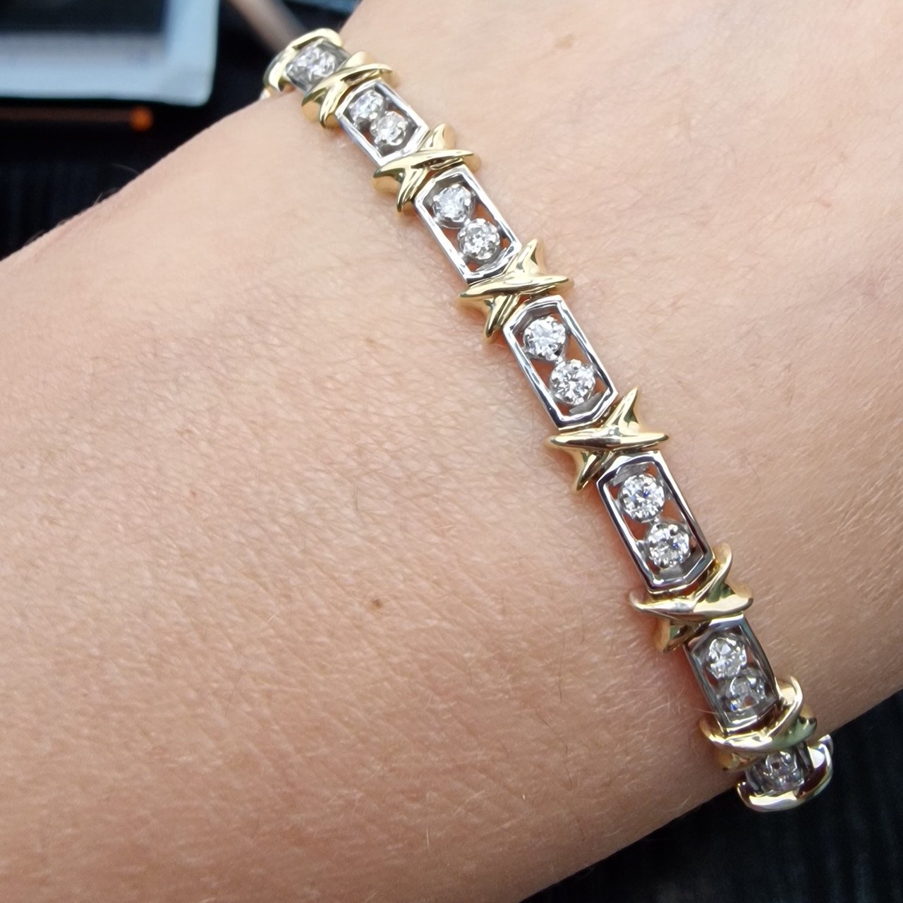 Браслет Deimantas 102207701 18,5р 13,84гр 1,138ct. купить,NaN