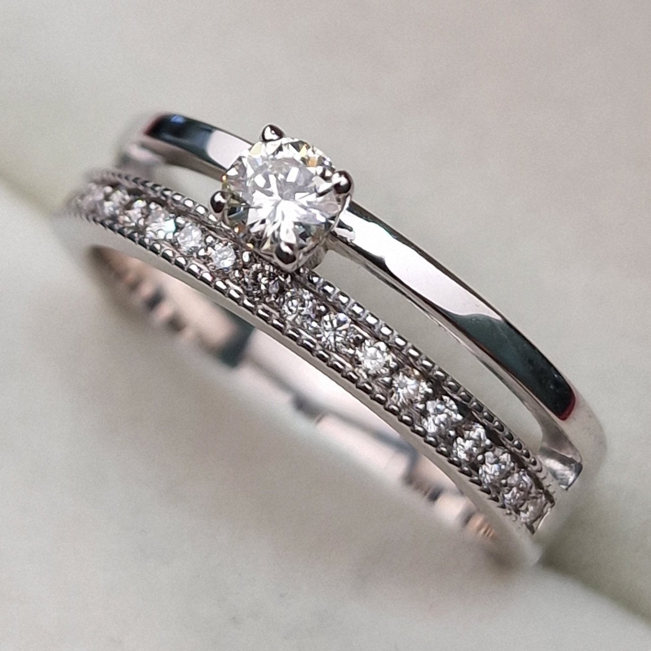 Кольцо Deimantas 102207710 16,5р 4,77гр 0,31ct. купить,NaN