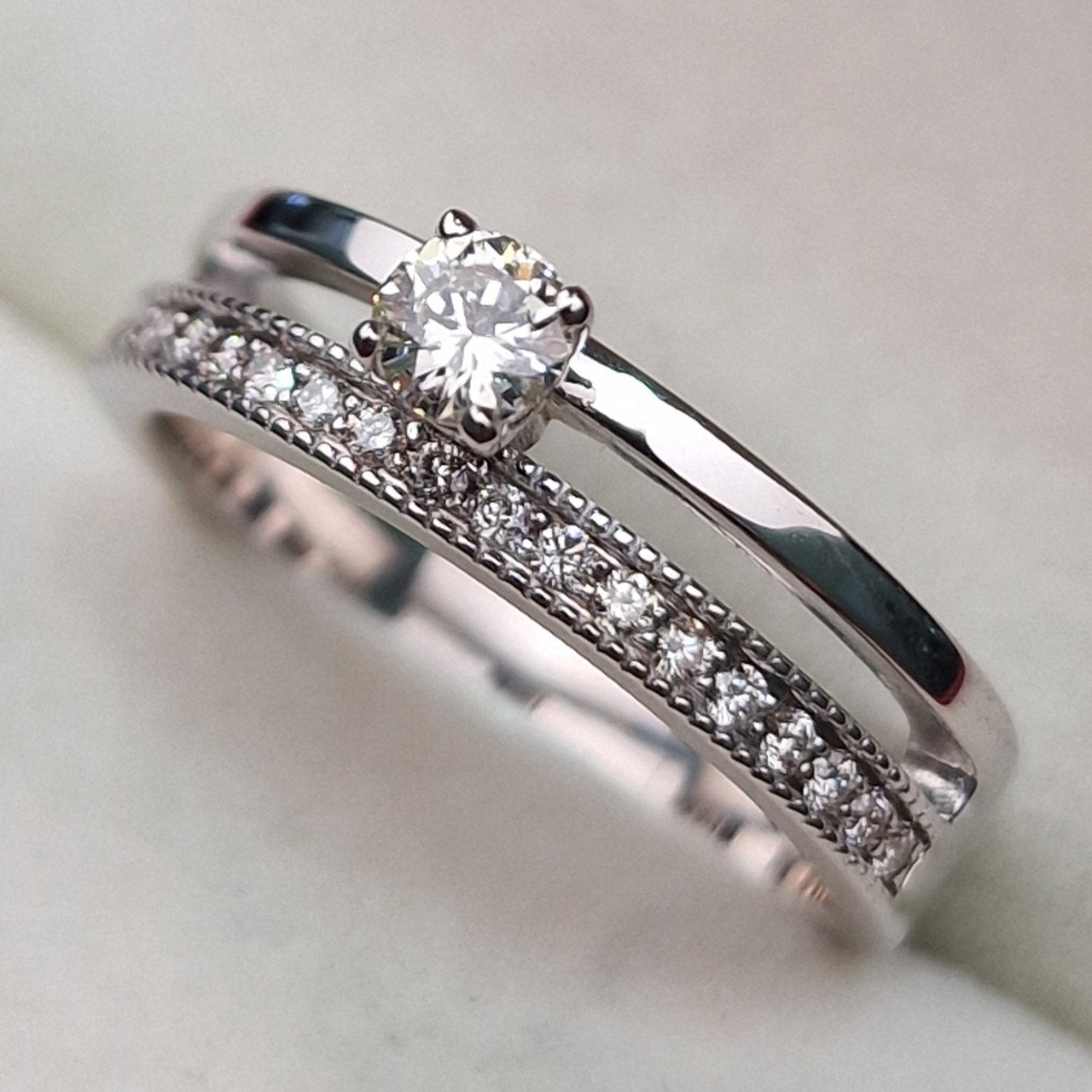 Кольцо Deimantas 102207710 16,5р 4,77гр 0,31ct. купить,NaN
