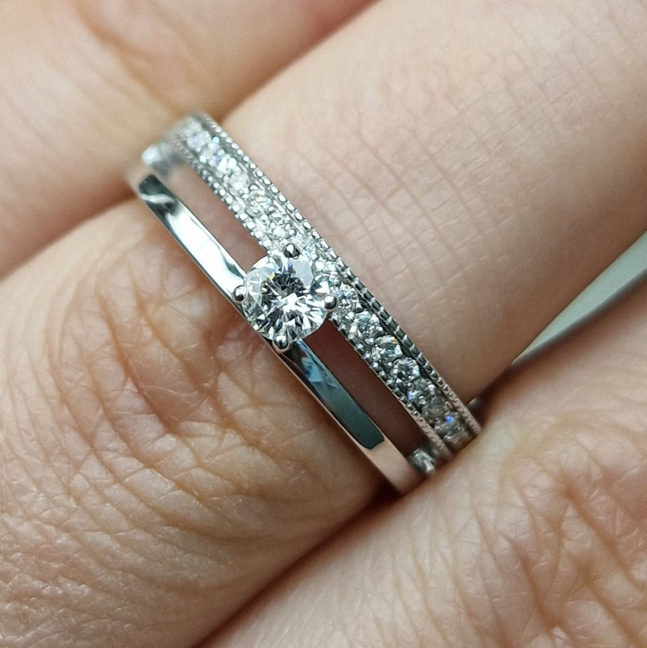 Кольцо Deimantas 102207710 16,5р 4,77гр 0,31ct. купить,NaN