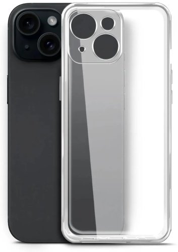 Чехол BoraSCO для Apple iPhone 15 прозрачный