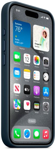 Чехол Apple FineWoven Case MagSafe для Apple iPhone 15 Pro Pacific Blue купить,NaN