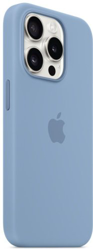 Чехол Apple Silicone Case MagSafe для Apple iPhone 15 Pro Winter Blue купить,NaN
