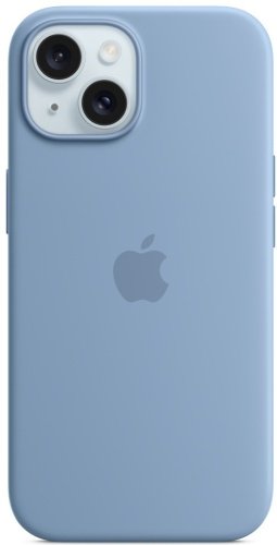Чехол Apple Silicone Case MagSafe для Apple iPhone 15 Winter Blue