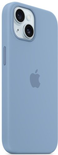 Чехол Apple Silicone Case MagSafe для Apple iPhone 15 Winter Blue купить,NaN