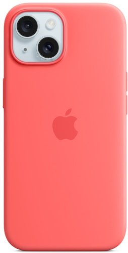Чехол Apple Silicone Case MagSafe для Apple iPhone 15 Guava