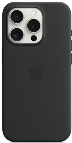Чехол Apple Silicone Case MagSafe для Apple iPhone 15 Pro Black купить,NaN