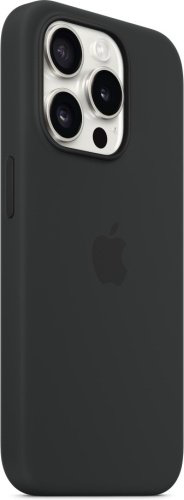 Чехол Apple Silicone Case MagSafe для Apple iPhone 15 Pro Black купить,NaN
