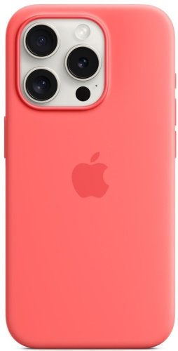 Чехол Apple Silicone Case MagSafe для Apple iPhone 15 Pro Guava купить,NaN