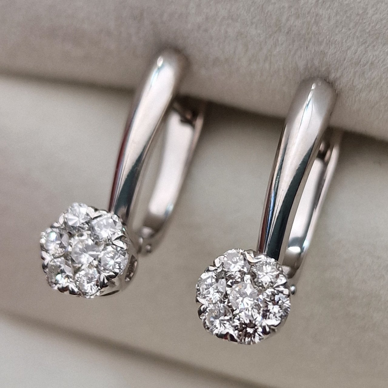 Серьги Deimantas 102243839 3,66гр 0,76ct. купить,NaN
