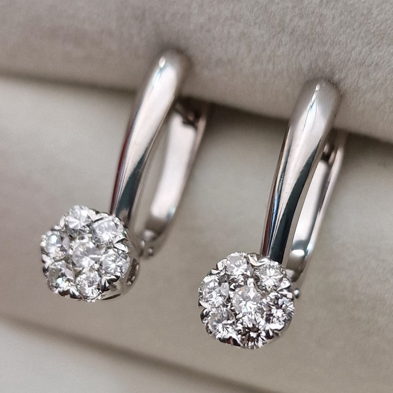 Серьги Deimantas 102243839 3,66гр 0,76ct. купить,NaN