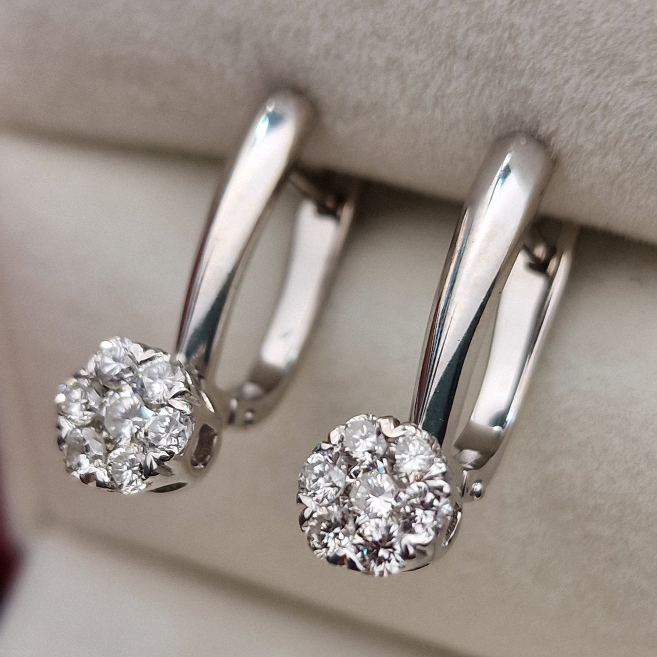 Серьги Deimantas 102243839 3,66гр 0,76ct. купить,NaN