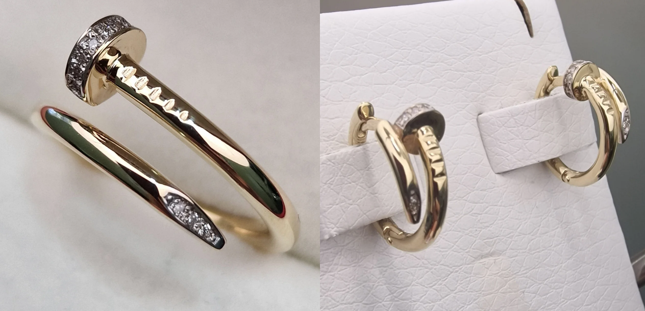 Комплект Deimantas 102317472 0,053ct 0,06ct. купить,NaN