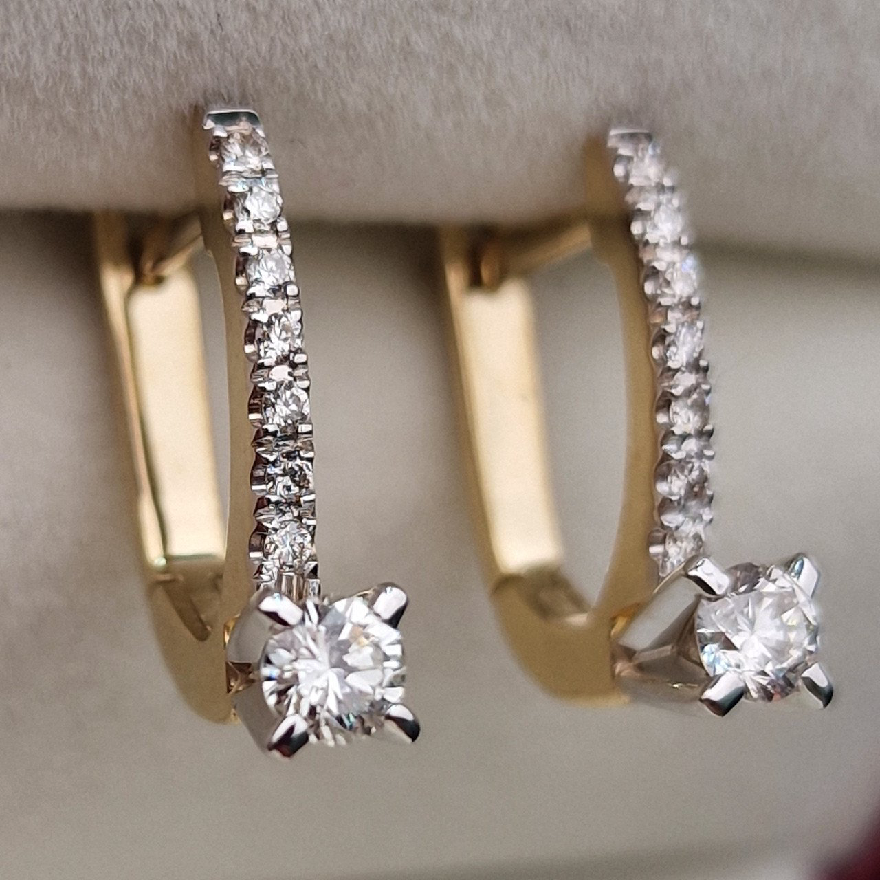 Серьги Deimantas 102243859 2,92гр 0,48ct. купить,NaN