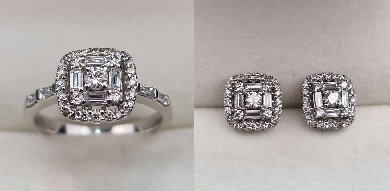 Комплект Deimantas 102317757 0,96ct 0,76ct. купить,NaN